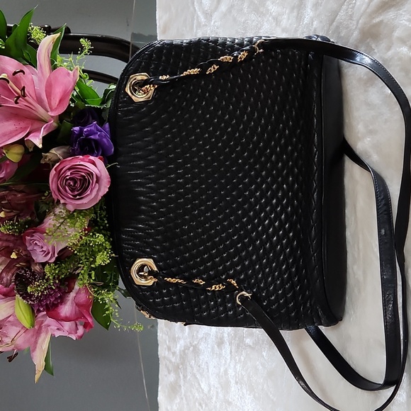 BALLY black quilted leather bag and wallet (BUNDLE DEAL ALERT!!!) - Picture 4 of 14